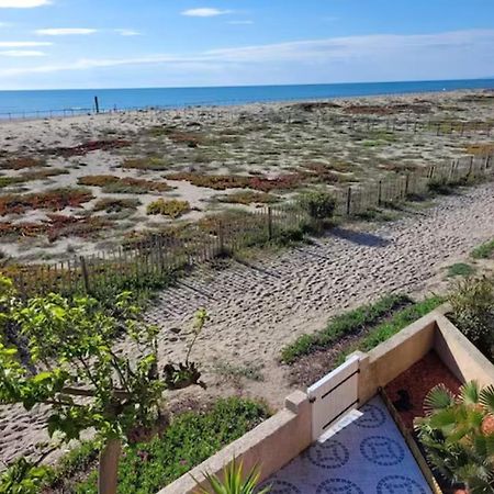 Villa Face A La Mer Sur Le Sable 8 Clim A L'Etage Le Barcarès Exteriér fotografie