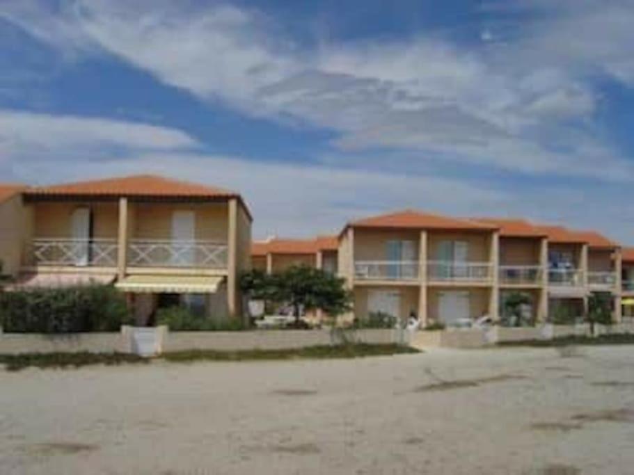 Villa Face A La Mer Sur Le Sable 8 Clim A L'Etage Le Barcarès Exteriér fotografie