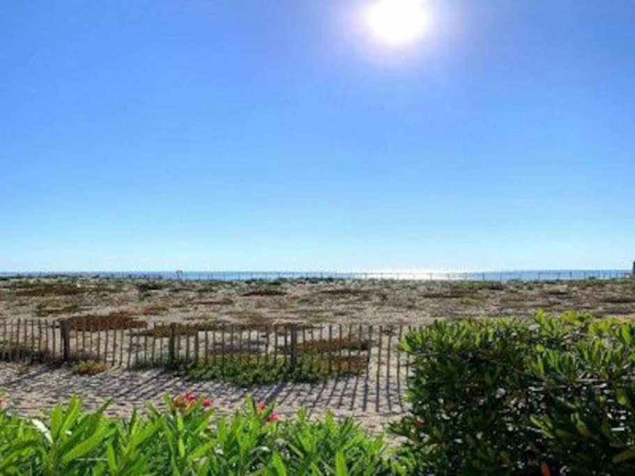 Villa Face A La Mer Sur Le Sable 8 Clim A L'Etage Le Barcarès Exteriér fotografie